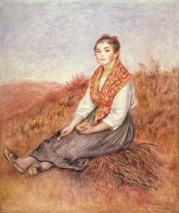 Mulher com um pacote de lenha, c.1882